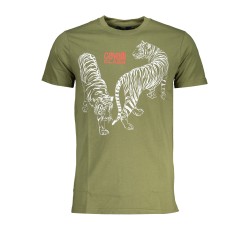 CAVALLI CLASS T-SHIRT MANICHE CORTE UOMO VERDE