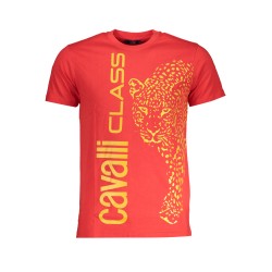 CAVALLI CLASS T-SHIRT MANICHE CORTE UOMO ROSSO