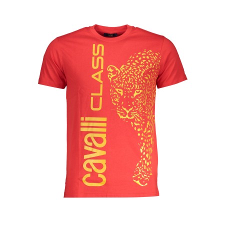 CAVALLI CLASS T-SHIRT MANICHE CORTE UOMO ROSSO