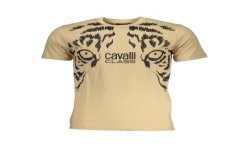 CAVALLI CLASS T-SHIRT MANICHE CORTE UOMO BEIGE