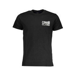 CAVALLI CLASS T-SHIRT MANICHE CORTE UOMO NERO