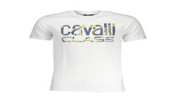 CAVALLI CLASS T-SHIRT MANICHE CORTE UOMO BIANCO