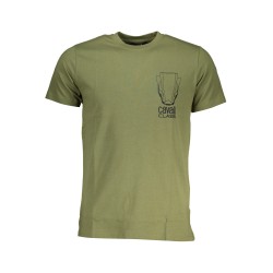 CAVALLI CLASS T-SHIRT MANICHE CORTE UOMO VERDE