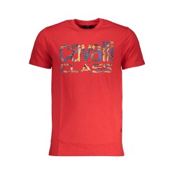 CAVALLI CLASS T-SHIRT MANICHE CORTE UOMO ROSSO