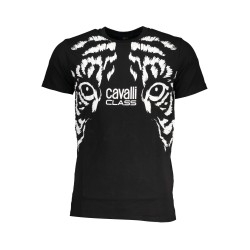 CAVALLI CLASS T-SHIRT MANICHE CORTE UOMO NERO