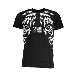 CAVALLI CLASS T-SHIRT MANICHE CORTE UOMO NERO