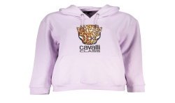 CAVALLI CLASS FELPA SENZA ZIP DONNA VIOLA