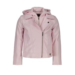 GUESS JEANS GIACCA SPORTIVA BAMBINA ROSA