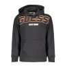 GUESS JEANS FELPA SENZA ZIP BAMBINO NERO