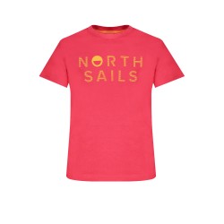 NORTH SAILS T-SHIRT MANICHE CORTE BAMBINO ROSSO