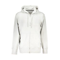 CALVIN KLEIN FELPA CON ZIP UOMO GRIGIO