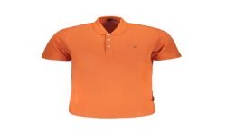 NAPAPIJRI POLO MANICHE CORTE UOMO ARANCIO