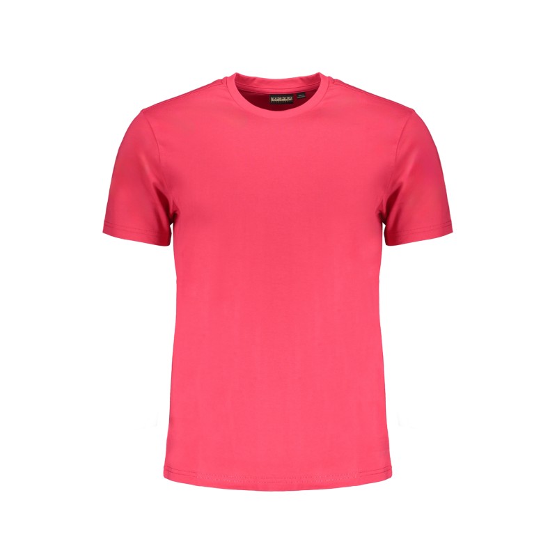 NAPAPIJRI T-SHIRT MANICHE CORTE UOMO ROSA