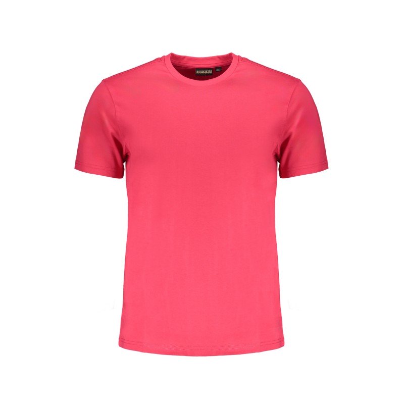 NAPAPIJRI T-SHIRT MANICHE CORTE UOMO ROSA