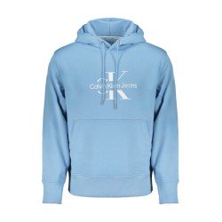 CALVIN KLEIN FELPA SENZA ZIP UOMO AZZURRO