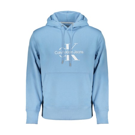 CALVIN KLEIN FELPA SENZA ZIP UOMO AZZURRO