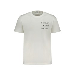CALVIN KLEIN T-SHIRT MANICHE CORTE UOMO BIANCO