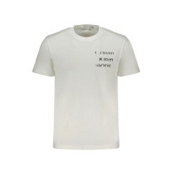 CALVIN KLEIN T-SHIRT MANICHE CORTE UOMO BIANCO