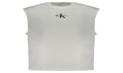 CALVIN KLEIN T-SHIRT SENZA MANICHE UOMO BIANCO