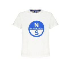 NORTH SAILS T-SHIRT MANICHE CORTE BAMBINO BIANCO