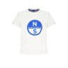 NORTH SAILS T-SHIRT MANICHE CORTE BAMBINO BIANCO