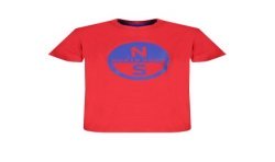 NORTH SAILS T-SHIRT MANICHE CORTE BAMBINO ROSSO