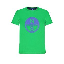 NORTH SAILS T-SHIRT MANICHE CORTE BAMBINO VERDE