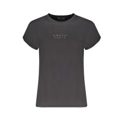 NORTH SAILS T-SHIRT MANICHE CORTE DONNA NERO