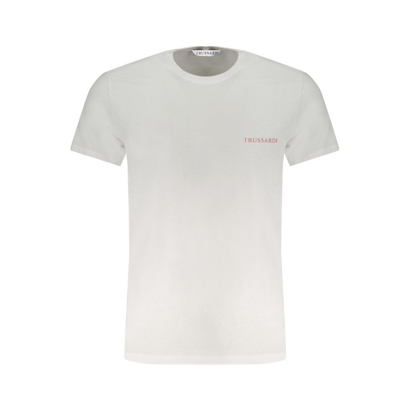TRUSSARDI T-SHIRT MANICHE CORTE UOMO BIANCO