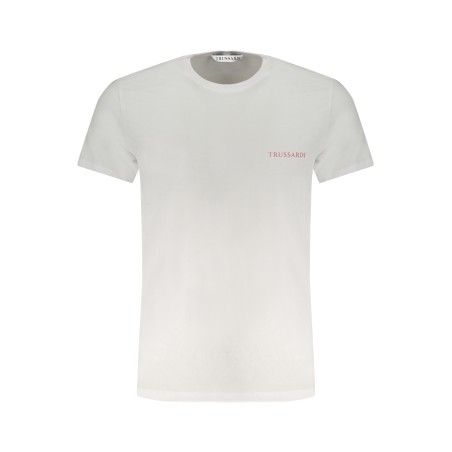 TRUSSARDI T-SHIRT MANICHE CORTE UOMO BIANCO