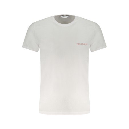 TRUSSARDI T-SHIRT MANICHE CORTE UOMO BIANCO