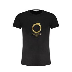 TRUSSARDI T-SHIRT MANICHE CORTE UOMO NERO