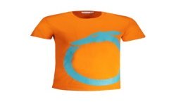 TRUSSARDI T-SHIRT MANICHE CORTE UOMO ARANCIO