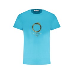TRUSSARDI T-SHIRT MANICHE CORTE UOMO AZZURRO