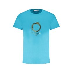 TRUSSARDI T-SHIRT MANICHE CORTE UOMO AZZURRO