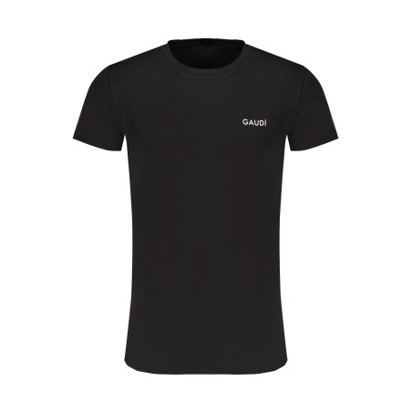 GAUDÌ T-SHIRT MANICHE CORTE UOMO NERO