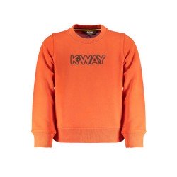 K-WAY FELPA SENZA ZIP BAMBINO ARANCIO