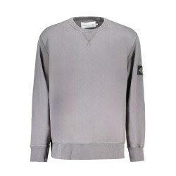CALVIN KLEIN FELPA SENZA ZIP UOMO GRIGIO