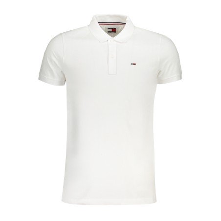 TOMMY HILFIGER POLO MANICHE CORTE UOMO BIANCO