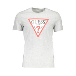 GUESS JEANS T-SHIRT MANICHE CORTE UOMO GRIGIO