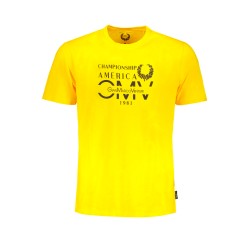 GIAN MARCO VENTURI T-SHIRT MANICHE CORTE UOMO GIALLO