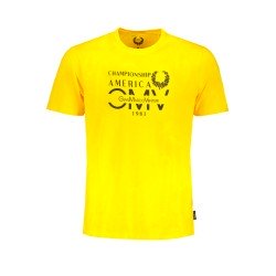GIAN MARCO VENTURI T-SHIRT MANICHE CORTE UOMO GIALLO