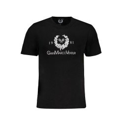GIAN MARCO VENTURI T-SHIRT MANICHE CORTE UOMO NERO