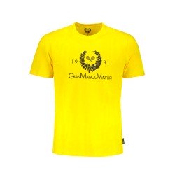 GIAN MARCO VENTURI T-SHIRT MANICHE CORTE UOMO GIALLO