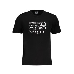 GIAN MARCO VENTURI T-SHIRT MANICHE CORTE UOMO NERO