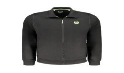 GIAN MARCO VENTURI FELPA CON ZIP UOMO NERO