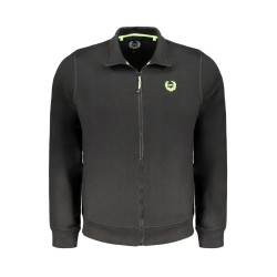 GIAN MARCO VENTURI FELPA CON ZIP UOMO NERO