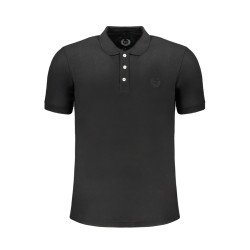 GIAN MARCO VENTURI POLO MANICHE CORTE UOMO NERO