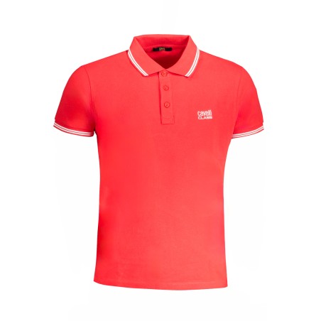 CAVALLI CLASS POLO MANICHE CORTE UOMO ROSSO