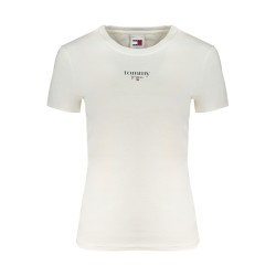 TOMMY HILFIGER T-SHIRT MANICHE CORTE DONNA BIANCO